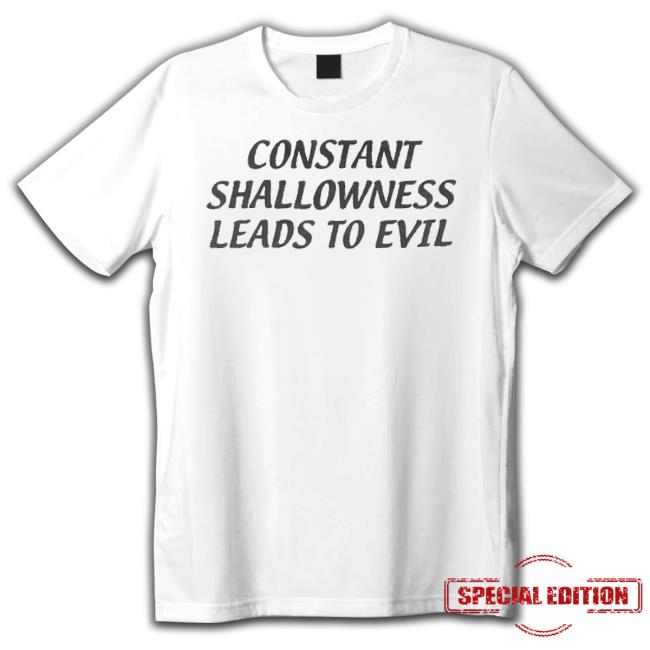 00'S Coil 'Constant Shallowness Leads To Evil' Unisex Sweatshirt